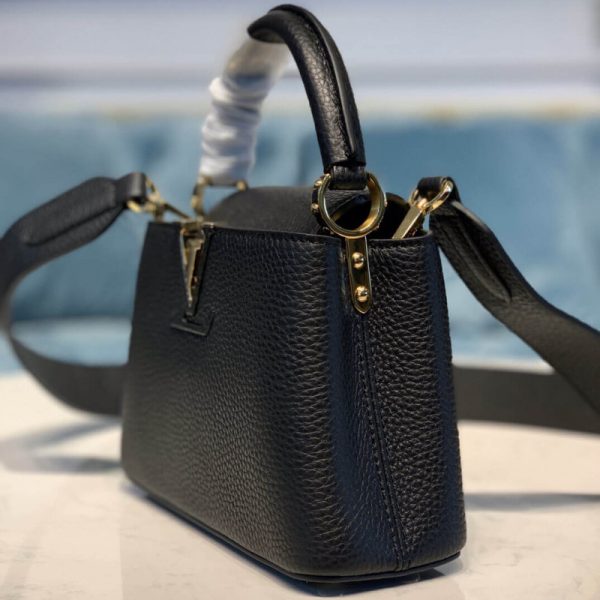 Replica Louis Vuitton Capucines Mini Bag M56071 in Black - Image 8