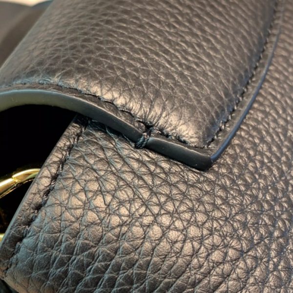 Replica Louis Vuitton Capucines Mini Bag M56071 in Black - Image 10