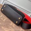 Best Replicas Bags - Louis Vuitton Capucines Mini Black/Red Replica Handbag Shop For Best Louis Vuitton LV Replica Bags With Cheap Price