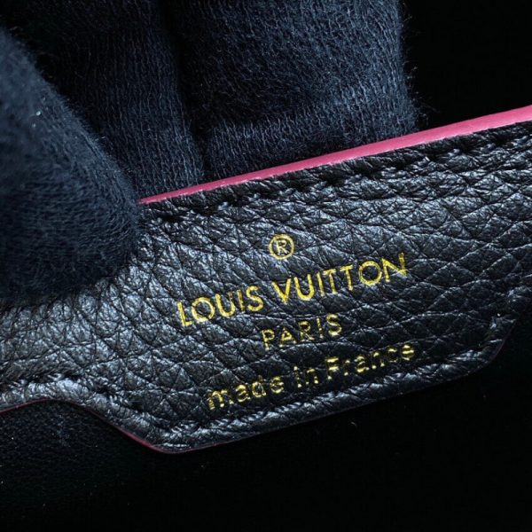 LV Capucines MM M58608 Black/Arizona Beige Replica - Image 15