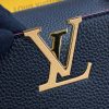 Best Replicas Bags - LV Capucines MM M58608 Black/Arizona Beige Replica Shop For Best Louis Vuitton LV Replica Bags With Cheap Price