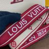 Best Replicas Bags - Replica LV Capucines MM Eggshell & Lie De Vin Red Bag Shop For Best Louis Vuitton LV Replica Bags With Cheap Price