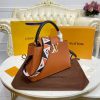 Best Replicas Bags - Replica LV Capucines Mm M59020 Gold/Noir Handbag Shop For Best Louis Vuitton LV Replica Bags With Cheap Price