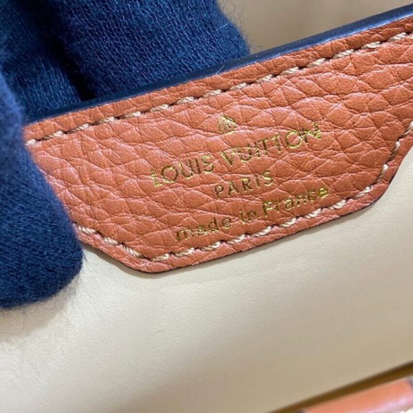 Replica LV Capucines Mm M59020 Gold/Noir Handbag - Image 13