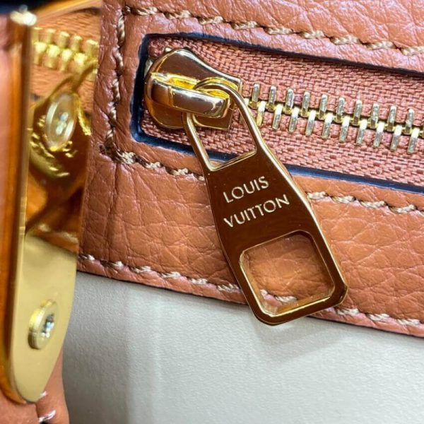 Replica LV Capucines Mm M59020 Gold/Noir Handbag - Image 14