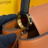 Best Replicas Bags - Replica LV Capucines Mm M59020 Gold/Noir Handbag Shop For Best Louis Vuitton LV Replica Bags With Cheap Price