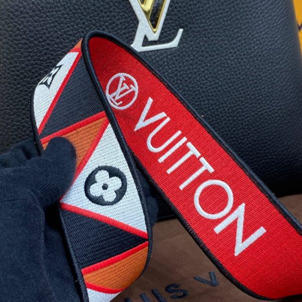 Replica Louis Vuitton Capucines MM Noir Rouge M59020 - Image 11
