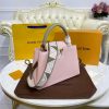 Best Replicas Bags - LV Capucines MM Replica in Rose/Beige | M59020 Style Shop For Best Louis Vuitton LV Replica Bags With Cheap Price
