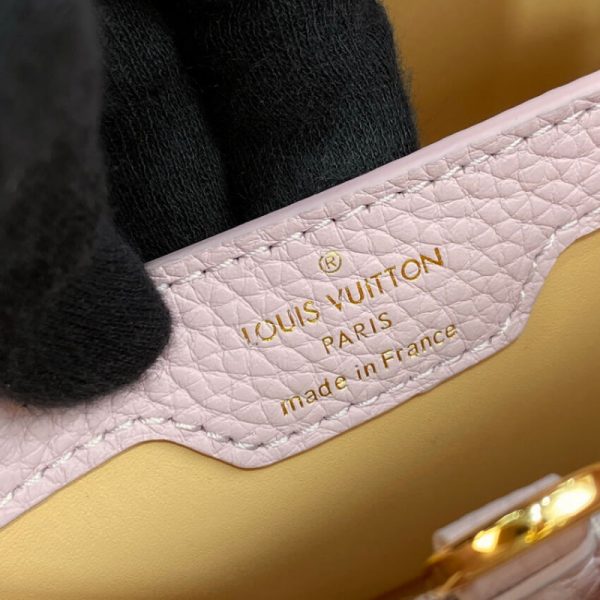 LV Capucines MM Replica in Rose/Beige | M59020 Style - Image 13