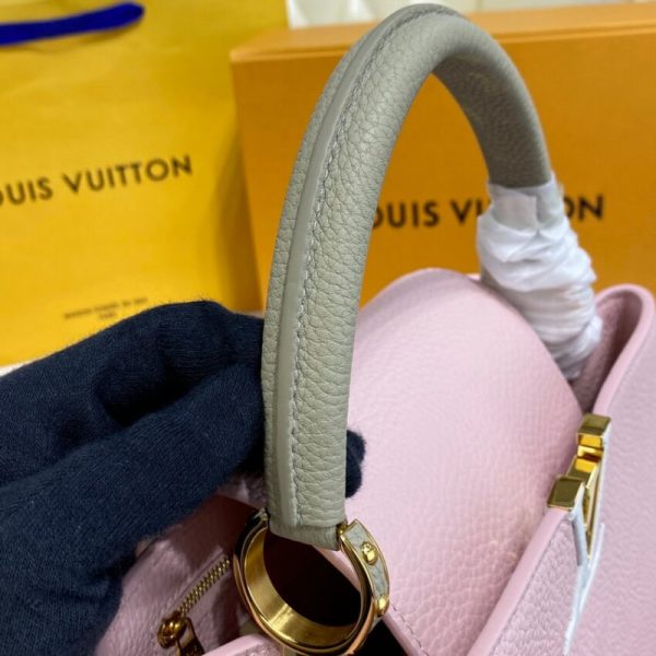 LV Capucines MM Replica in Rose/Beige | M59020 Style - Image 5