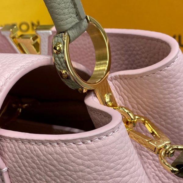 LV Capucines MM Replica in Rose/Beige | M59020 Style - Image 6