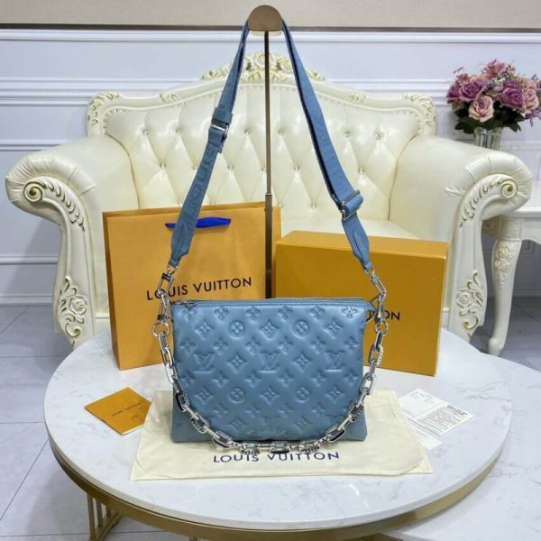 Replica Louis Vuitton Coussin PM M58699 Bleu Glacier Bag - Image 3