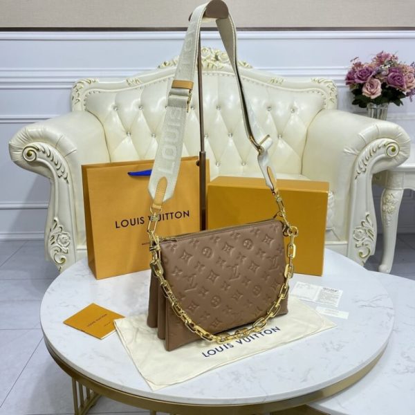 Replica Louis Vuitton Coussin PM Taupe M59277 Bag - Image 4