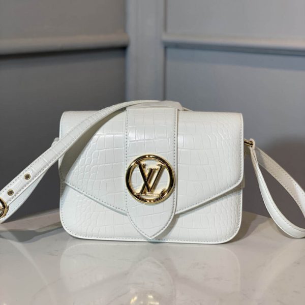 Replica LV Crocodile Embossed Pont 9 M55950 Handbag - Image 2