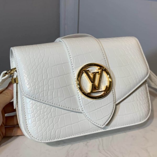 Replica LV Crocodile Embossed Pont 9 M55950 Handbag - Image 3