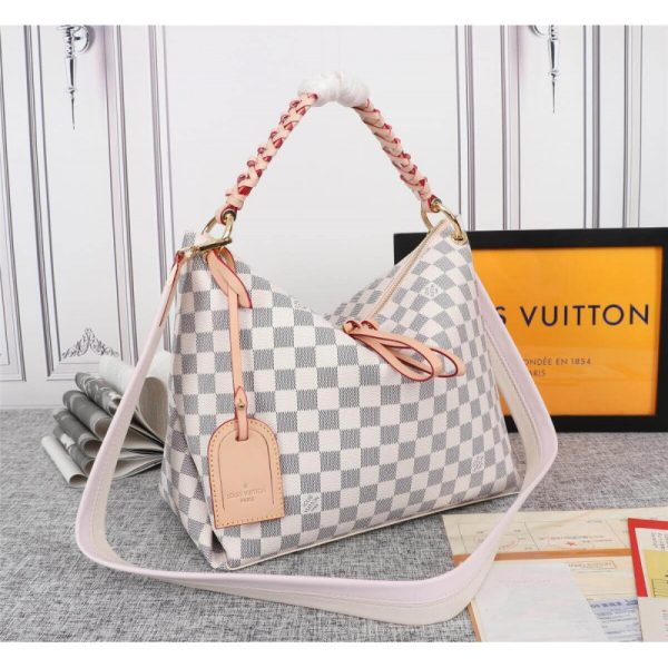 Louis Vuitton Damier Azur Beaubourg Hobo MM Replica Bag - Image 3