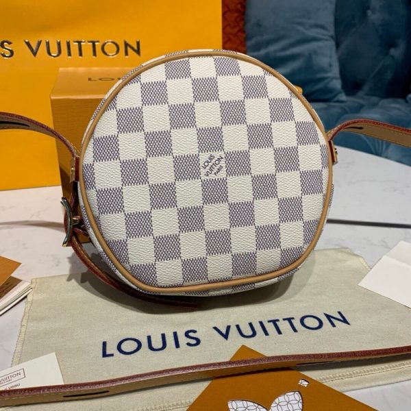 Replica LV Damier Azur Boite Chapeau Souple PM N40333 - Image 5