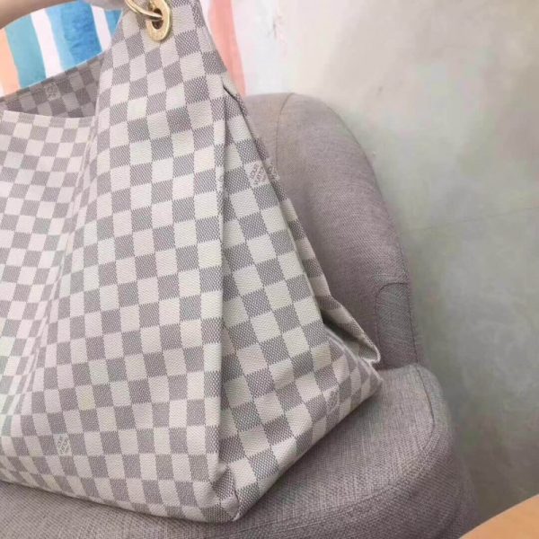 Louis Vuitton Damier Azur Artsy GM Replica Handbag N41173 - Image 4