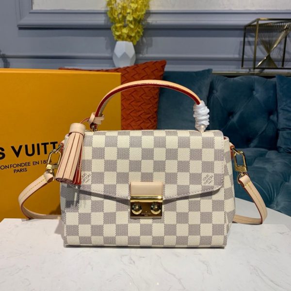 Louis Vuitton Damier Azur Croisette Handbag Replica - Image 2