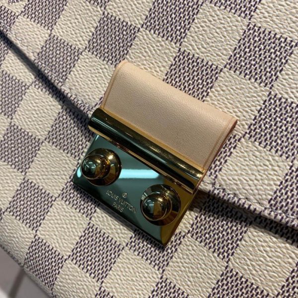 Louis Vuitton Damier Azur Croisette Handbag Replica - Image 6