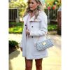 Best Replicas Bags - Louis Vuitton Damier Azur Eva Clutch Replica N55214 Shop For Best Louis Vuitton LV Replica Bags With Cheap Price