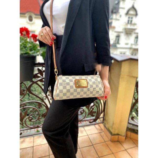 Louis Vuitton Damier Azur Eva Clutch Replica N55214 - Image 4
