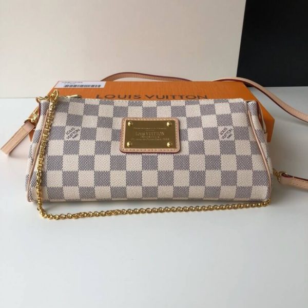 Louis Vuitton Damier Azur Eva Clutch Replica N55214 - Image 5