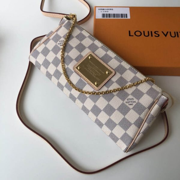 Louis Vuitton Damier Azur Eva Clutch Replica N55214 - Image 7
