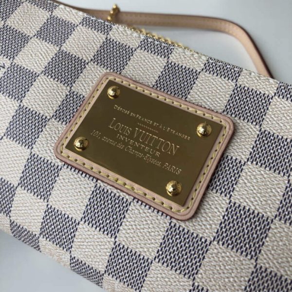 Louis Vuitton Damier Azur Eva Clutch Replica N55214 - Image 9