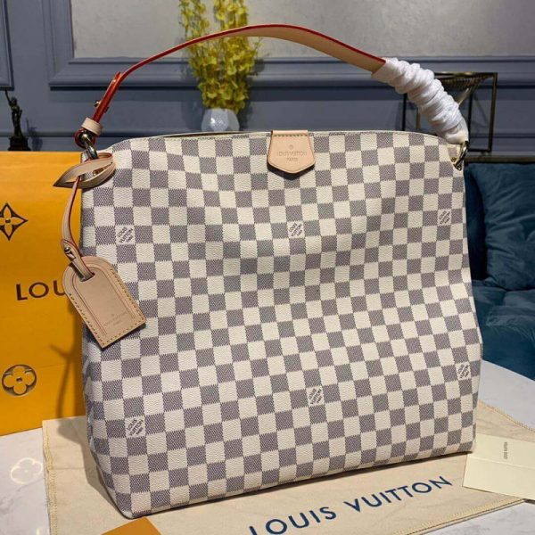 LV Damier Azur Graceful MM Replica Handbag N42232 - Image 2