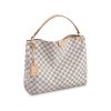 Best Replicas Bags - LV Damier Azur Graceful MM Replica Handbag N42232 Shop For Best Louis Vuitton LV Replica Bags With Cheap Price
