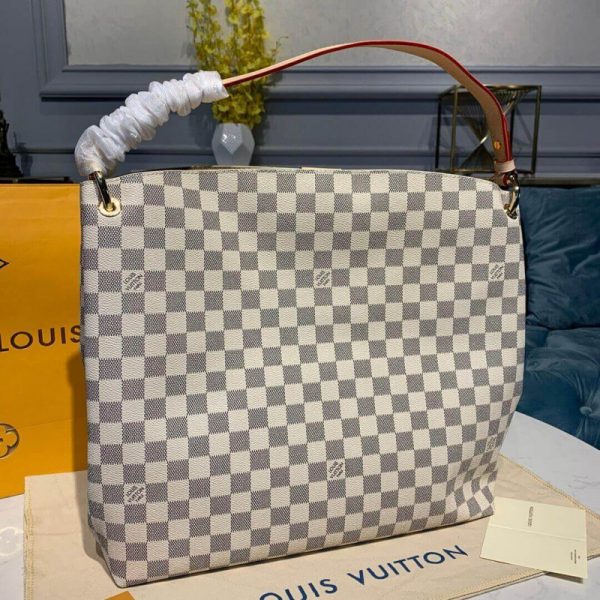 LV Damier Azur Graceful MM Replica Handbag N42232 - Image 3