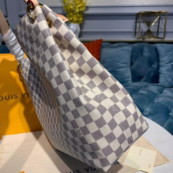 LV Damier Azur Graceful MM Replica Handbag N42232 - Image 4