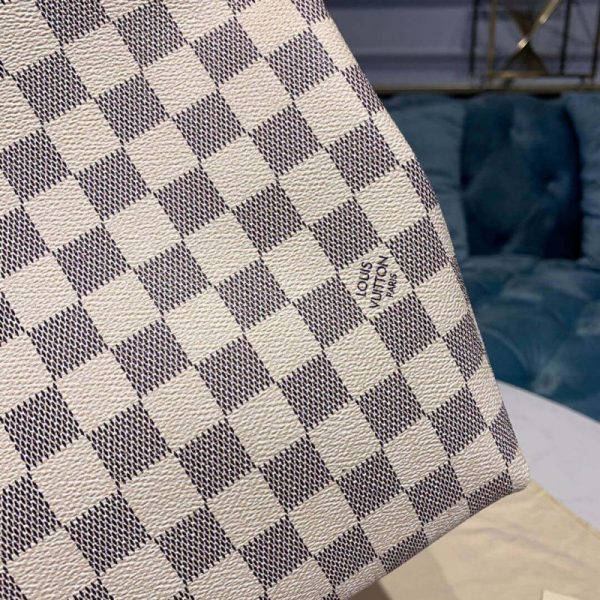 LV Damier Azur Graceful MM Replica Handbag N42232 - Image 6