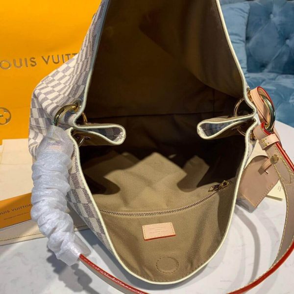 LV Damier Azur Graceful MM Replica Handbag N42232 - Image 10