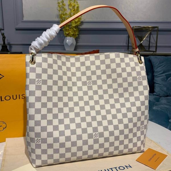 Louis Vuitton Damier Azur Graceful MM Replica - Image 4