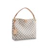 Best Replicas Bags - Louis Vuitton Damier Azur Graceful PM Replica Handbag N42248 Shop For Best Louis Vuitton LV Replica Bags With Cheap Price