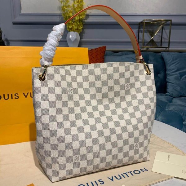 Louis Vuitton Damier Azur Graceful PM Replica Handbag N42248 - Image 4