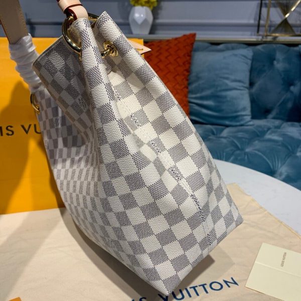 Louis Vuitton Damier Azur Graceful PM Replica Handbag N42248 - Image 5