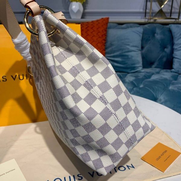 Replica LV Damier Azur Graceful PM N42249 Canvas Bag - Image 5