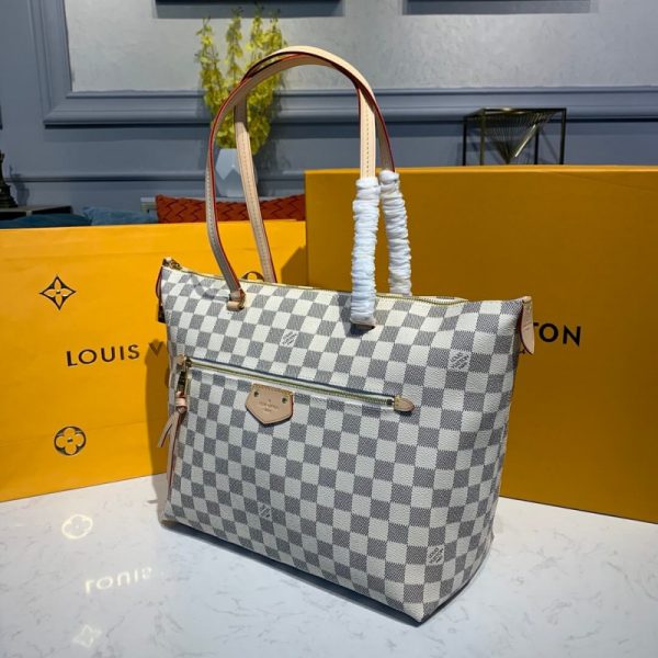 Replica Louis Vuitton Iena MM Damier Azur N44040 Bag - Image 3
