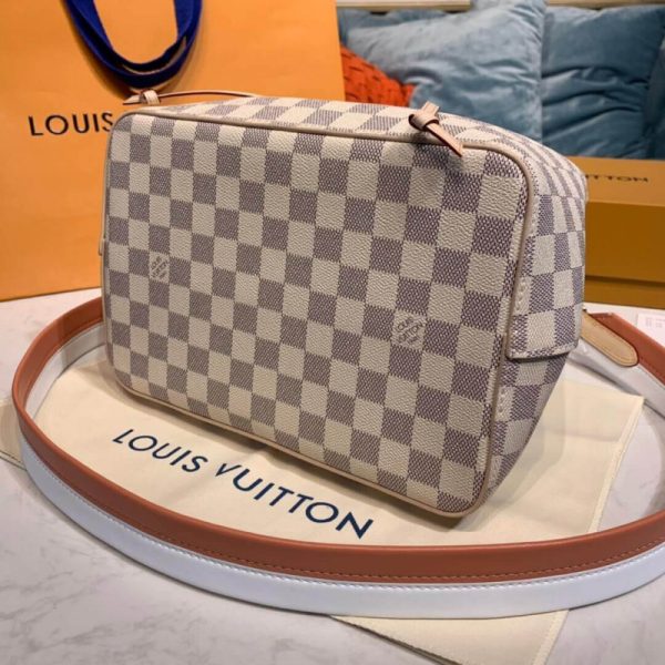 LV Replica Damier Azur Neonoe N40344 Handbag Canvas Tote - Image 5