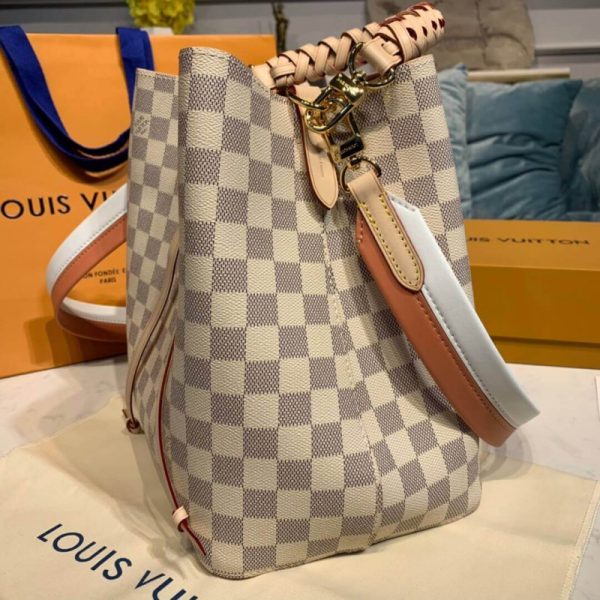 LV Replica Damier Azur Neonoe N40344 Handbag Canvas Tote - Image 6
