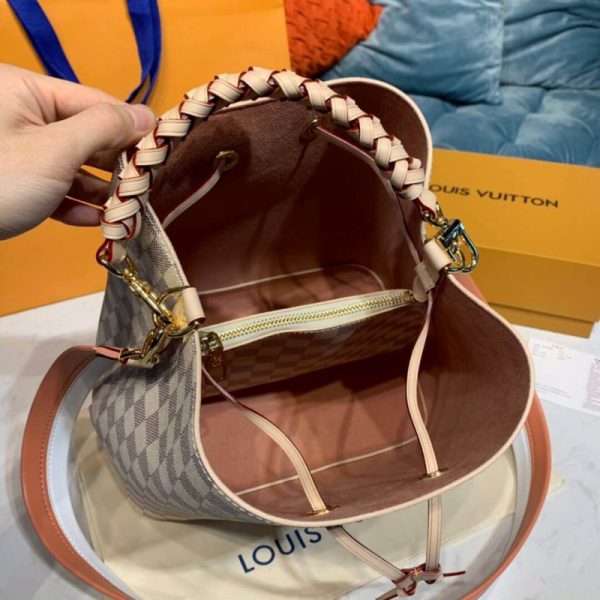 LV Replica Damier Azur Neonoe N40344 Handbag Canvas Tote - Image 10