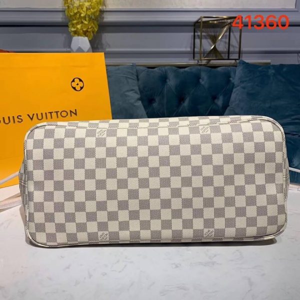 Damier Azur Canvas Neverfull GM Replica by Louis Vuitton N41360 - Image 5