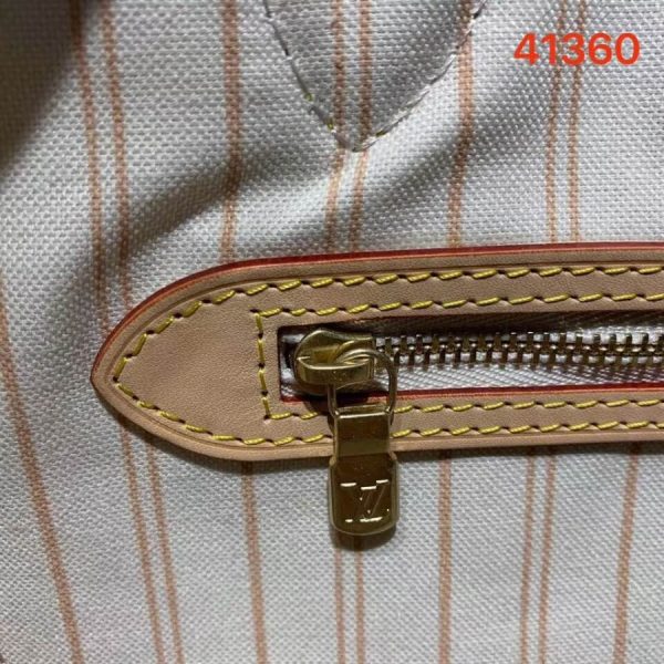 Damier Azur Canvas Neverfull GM Replica by Louis Vuitton N41360 - Image 8