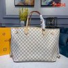 Best Replicas Bags - Replica Louis Vuitton Damier Azur Neverfull GM Pink Tote Shop For Best Louis Vuitton LV Replica Bags With Cheap Price