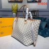Best Replicas Bags - Replica Louis Vuitton Damier Azur Neverfull GM Pink Tote Shop For Best Louis Vuitton LV Replica Bags With Cheap Price