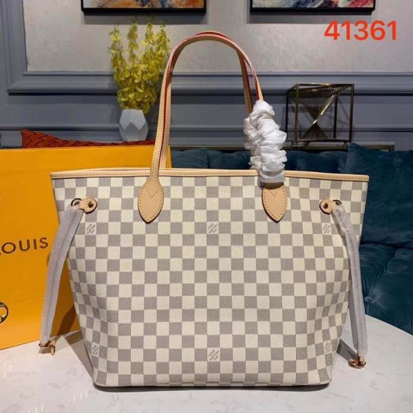 Louis Vuitton Damier Azur Neverfull MM Replica Bag - Image 2
