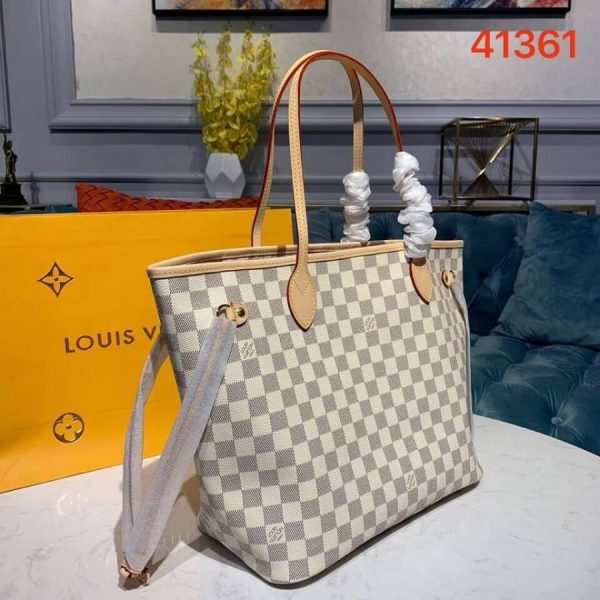 Louis Vuitton Damier Azur Neverfull MM Replica Bag - Image 3